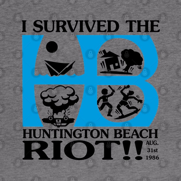 HB Riot 1986 - Reprint by Rego's Graphic Design